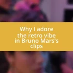 Why I adore the retro vibe in Bruno Mars’s clips